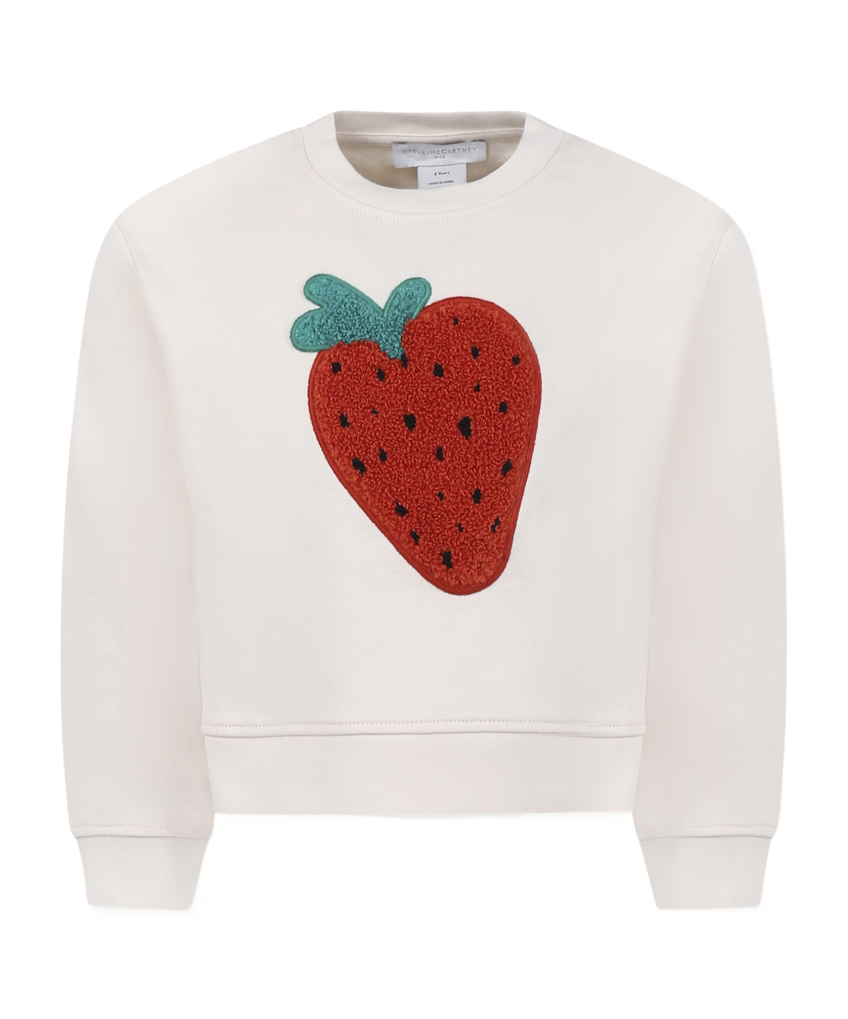 Stella Mccartney Round-neck Sweatshirt In White