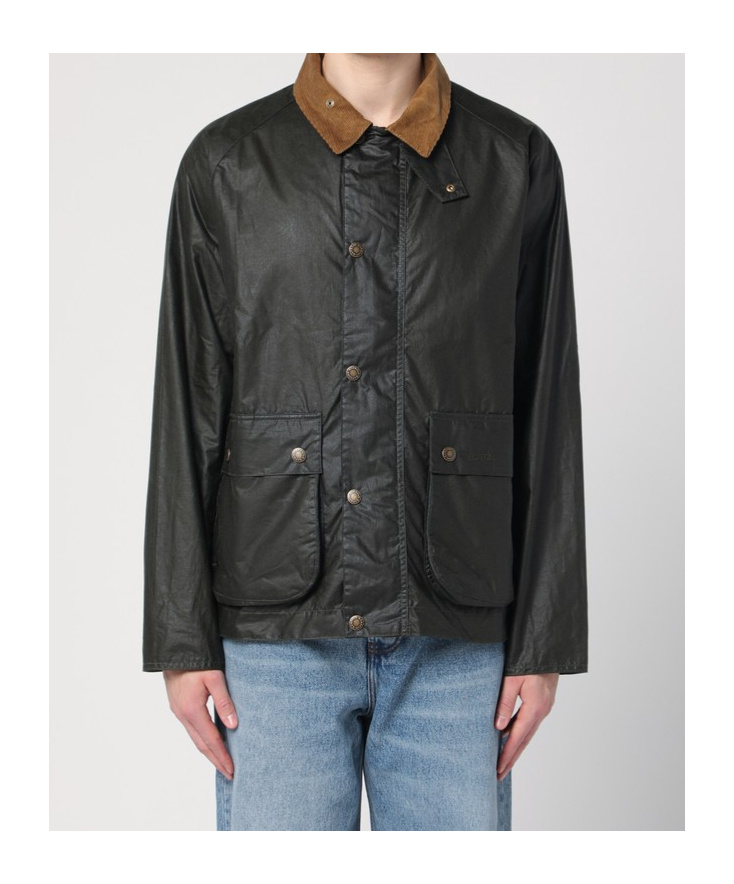 Barbour Collared Button-up Jacket In Black