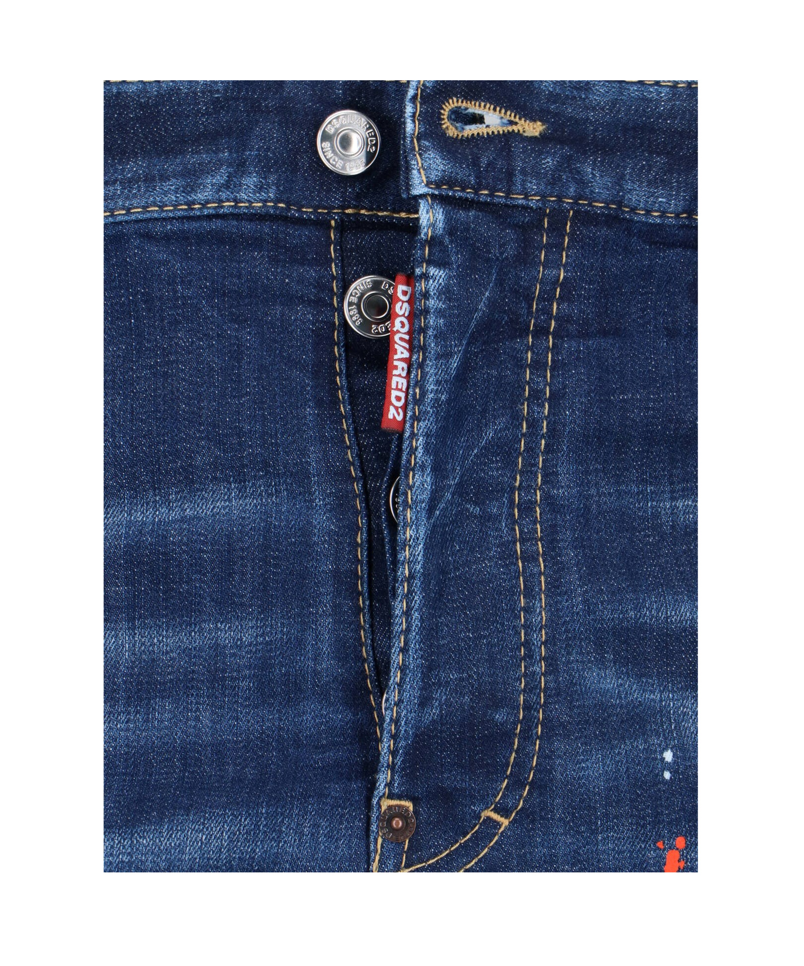 Dsquared2 Belt-loop Jeans In Blue
