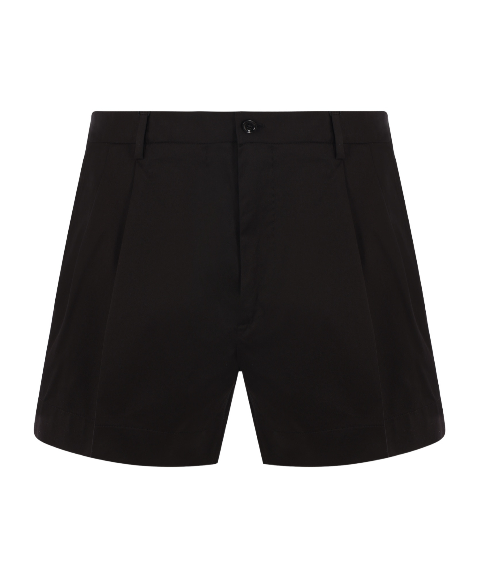 Dolce & Gabbana Tailored Shorts With Pleats In Black