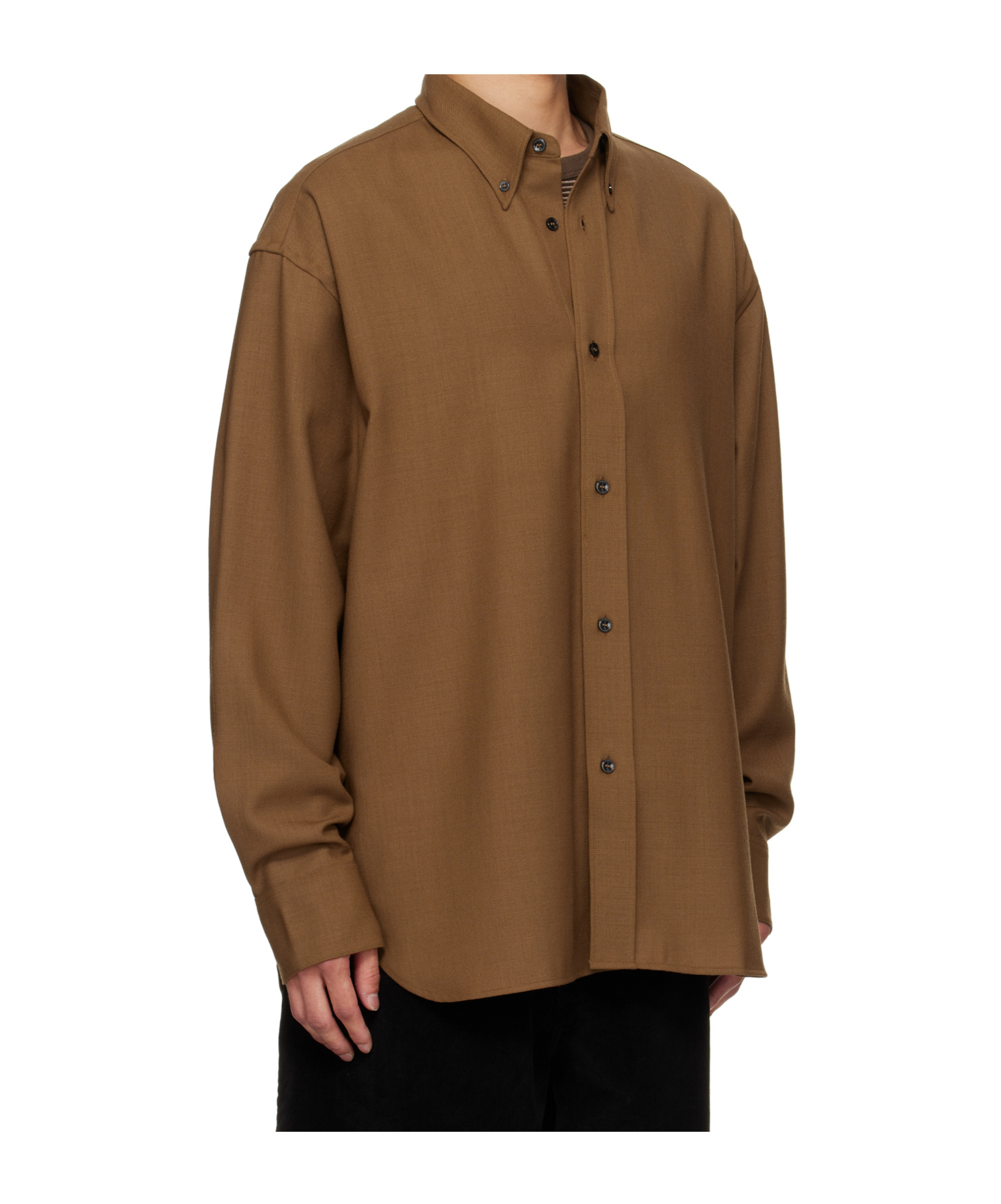 Studio Nicholson Button-fastening Shirt In Brown