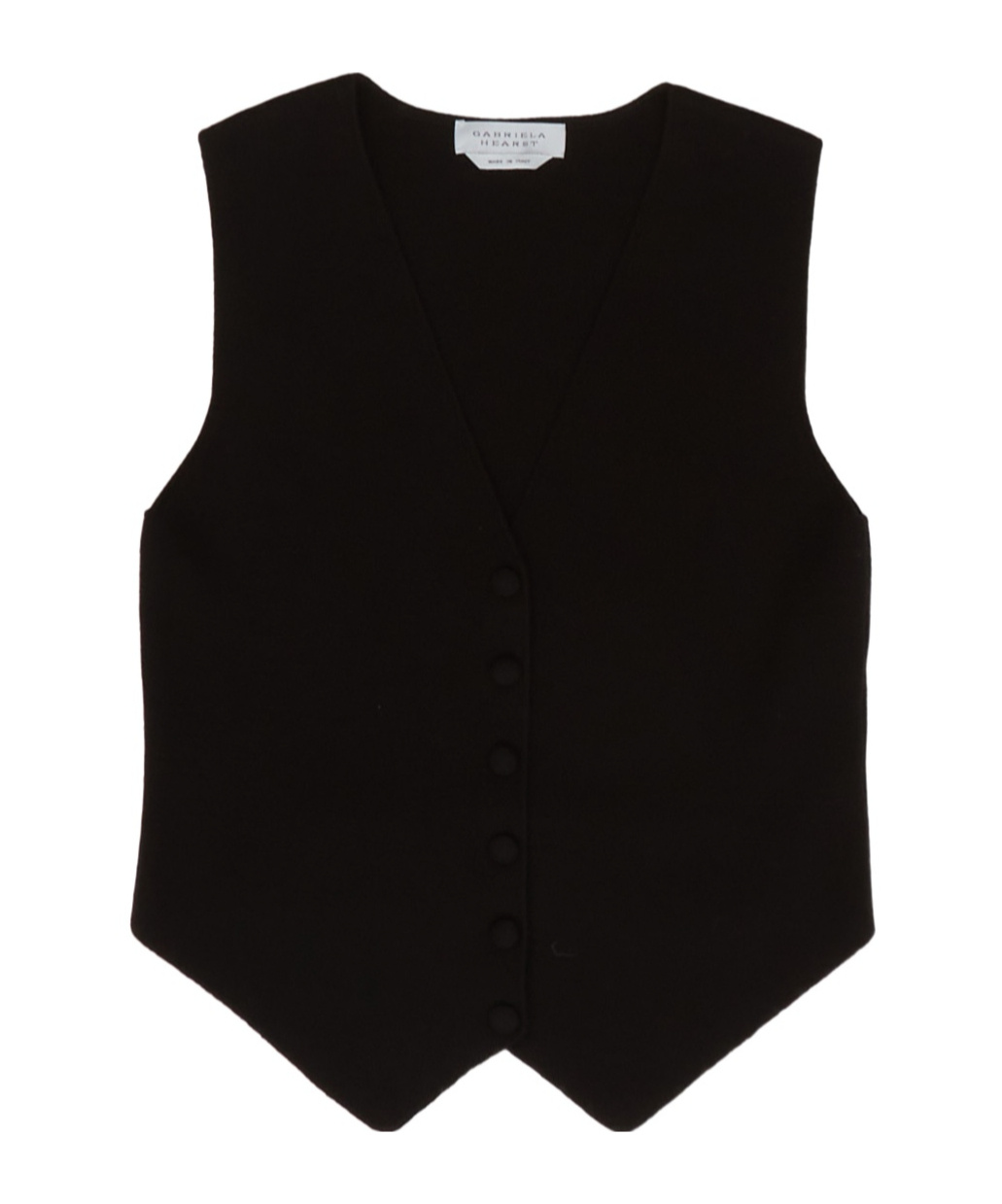 Gabriela Hearst V-neck Vest In Black