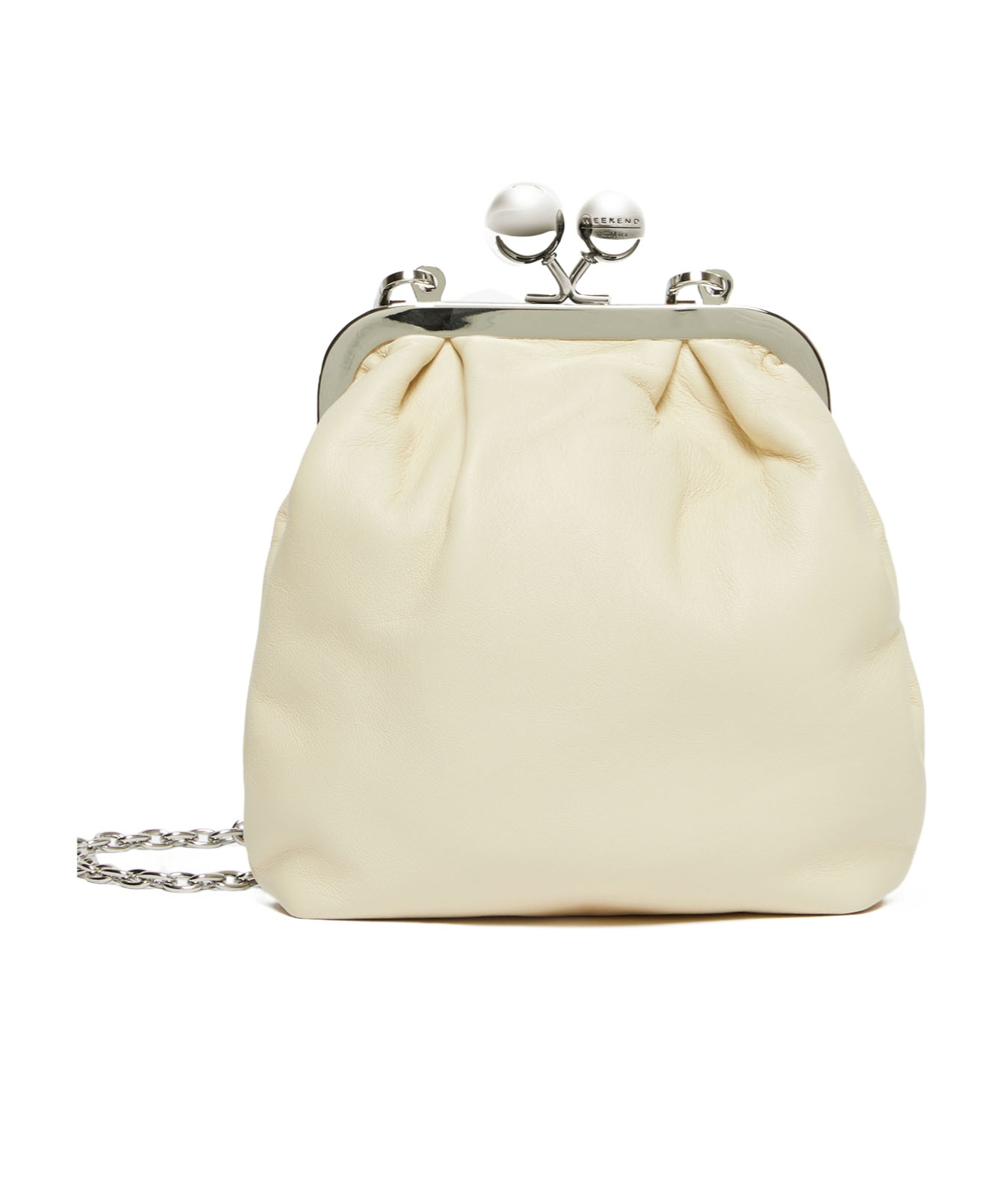 Weekend Max Mara Pasticcino Logo Shoulder Bag In Nude