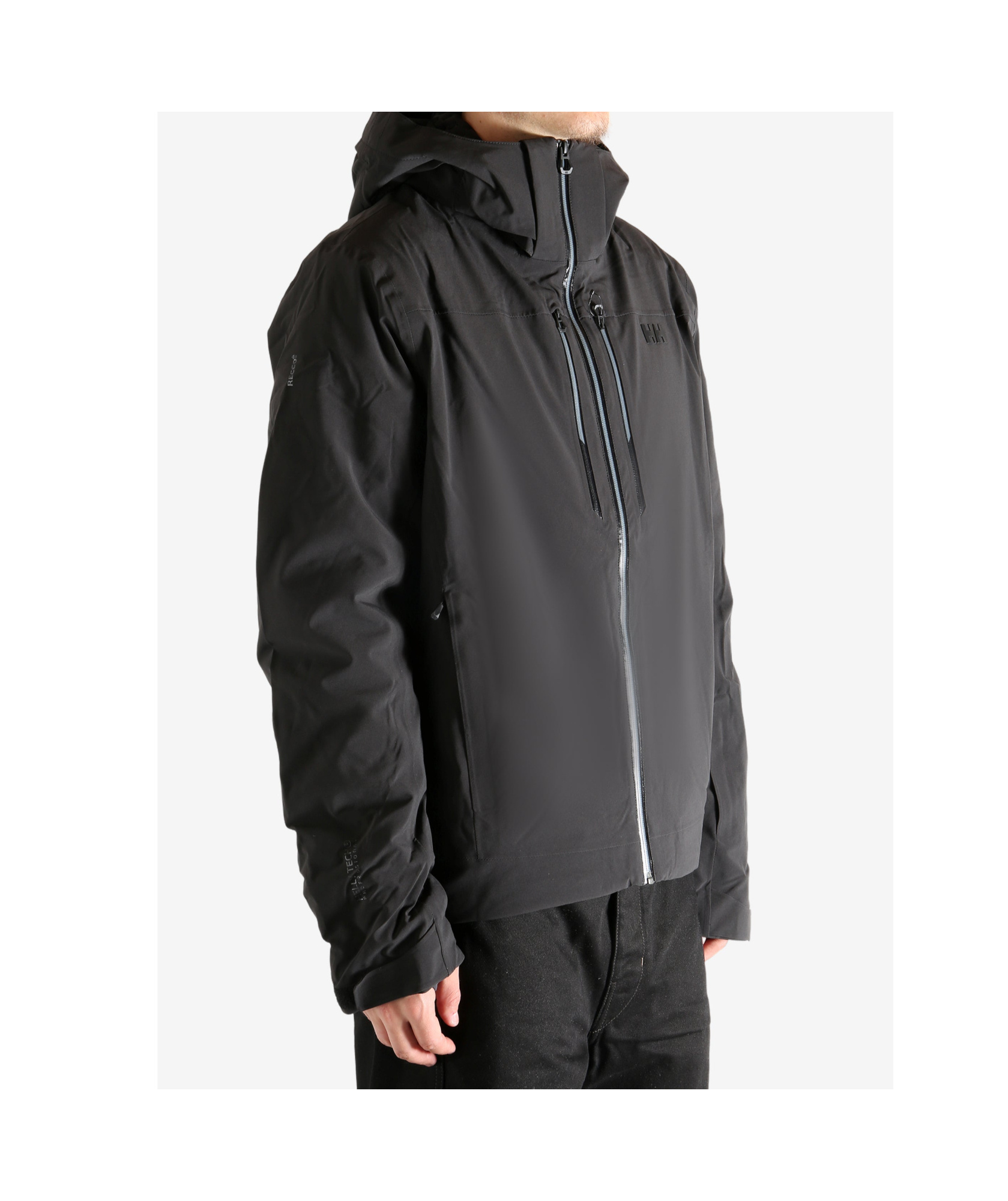Helly Hansen Men Alpha Lifaloft Insulated Ski Jacket In Black