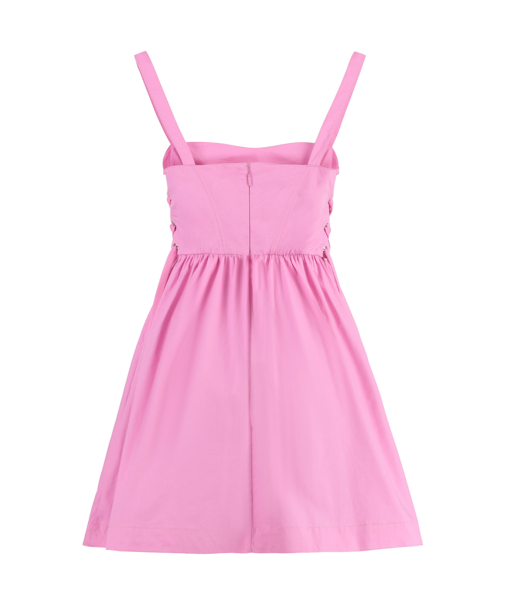 Pinko Amazonia Poplin Mini Dress In Pink