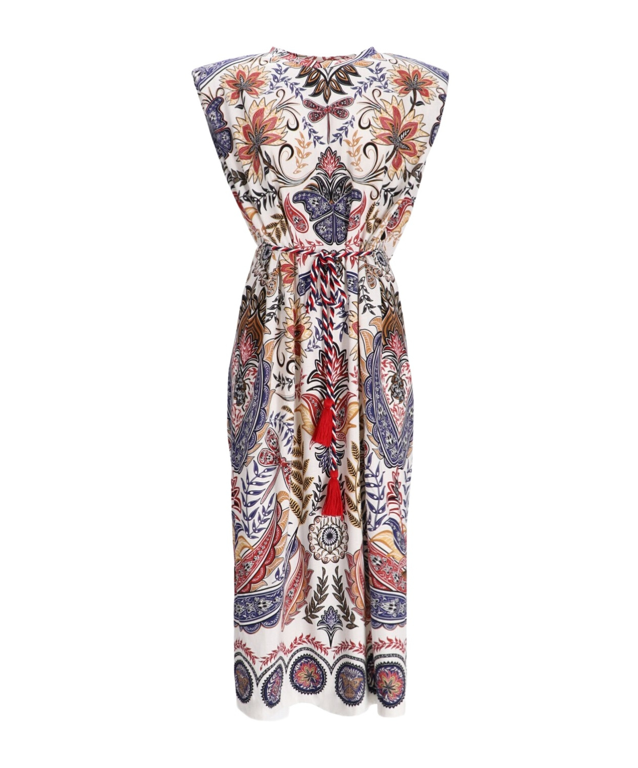 Farm Rio Boho Glam Floral Midi Dress