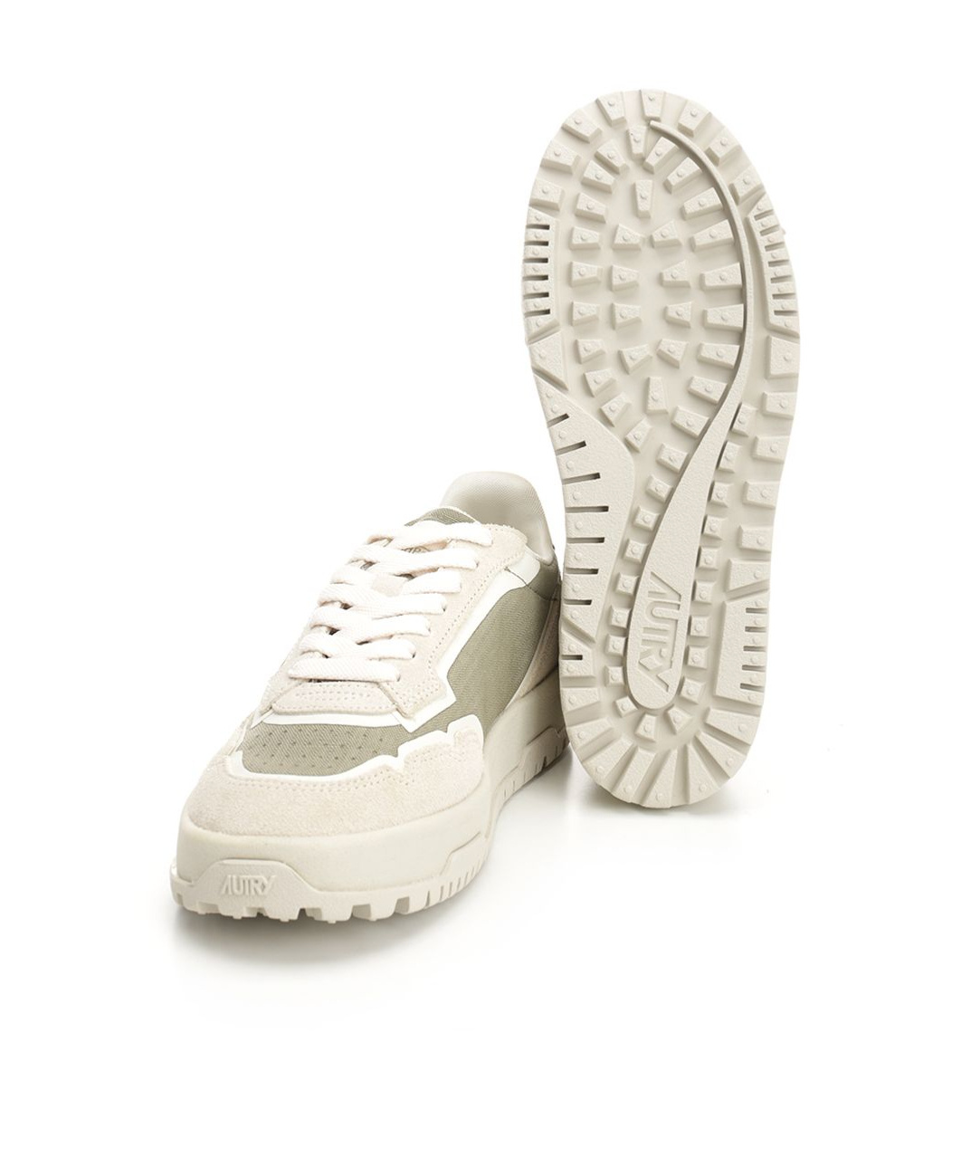 Autry Lace-up Low-cut Sneakers In White