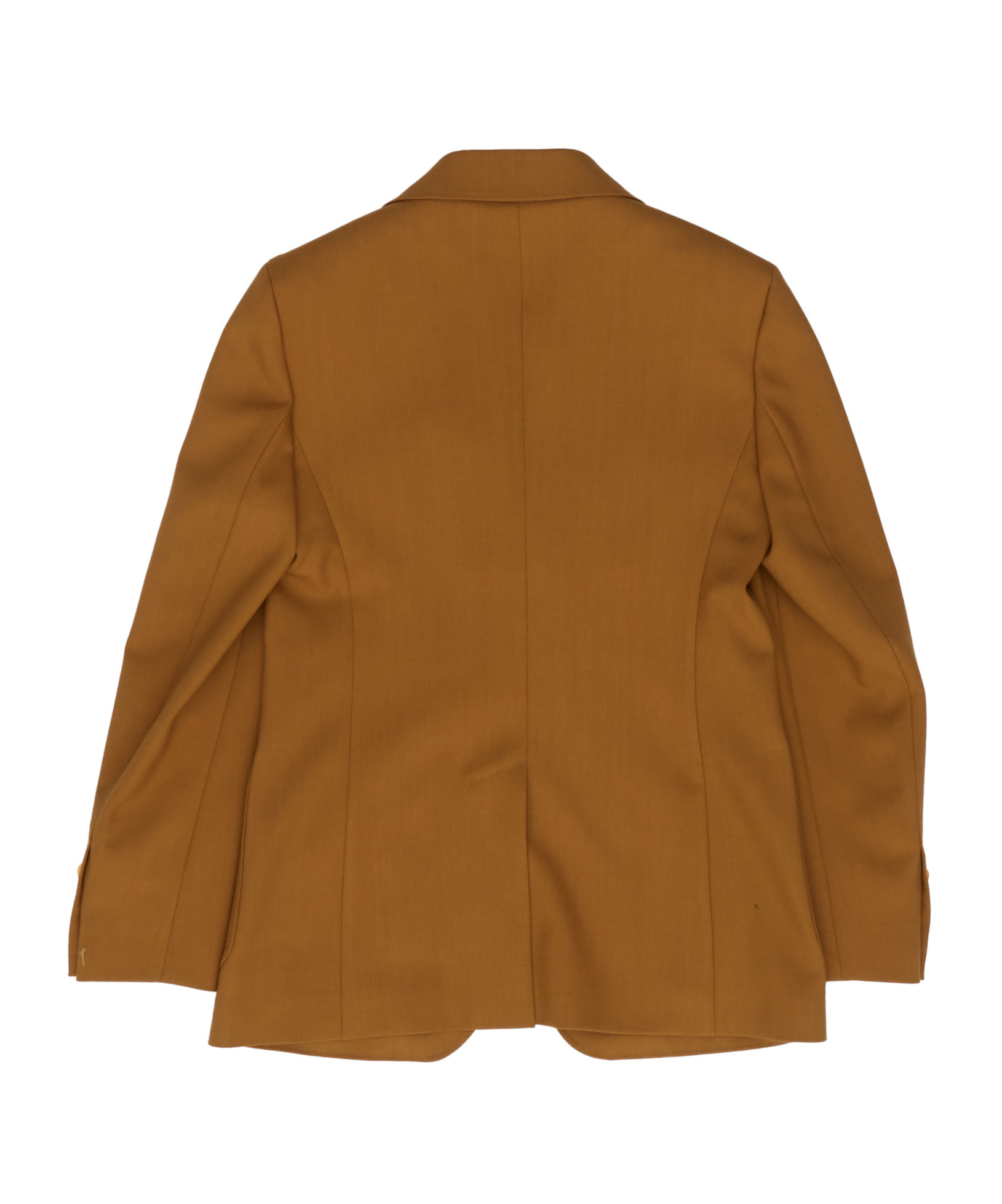 Max Mara Single-breasted Long-sleeved Jacket In Brown
