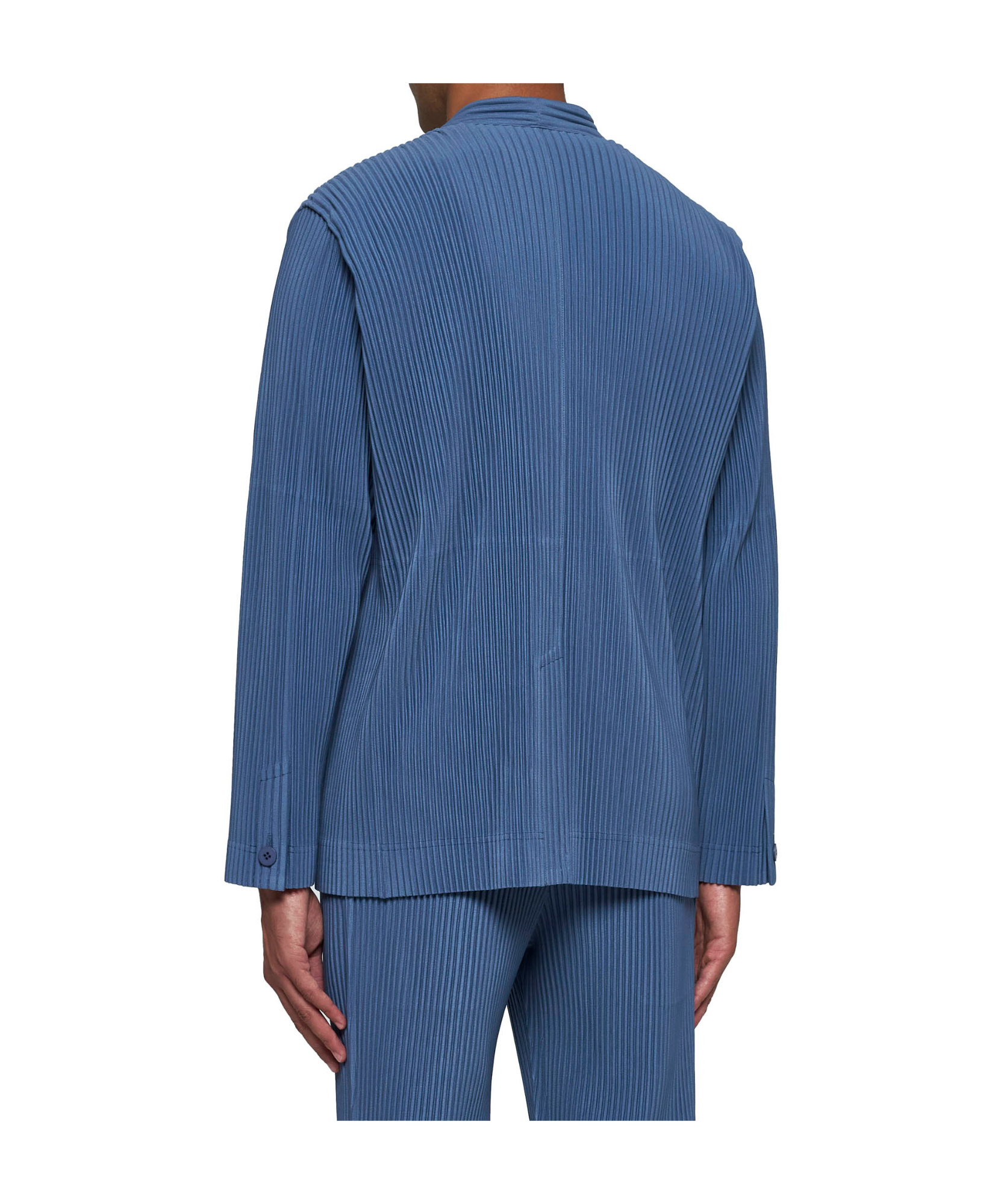 Issey Miyake Tailored Pleats 1 Jacket In Blue