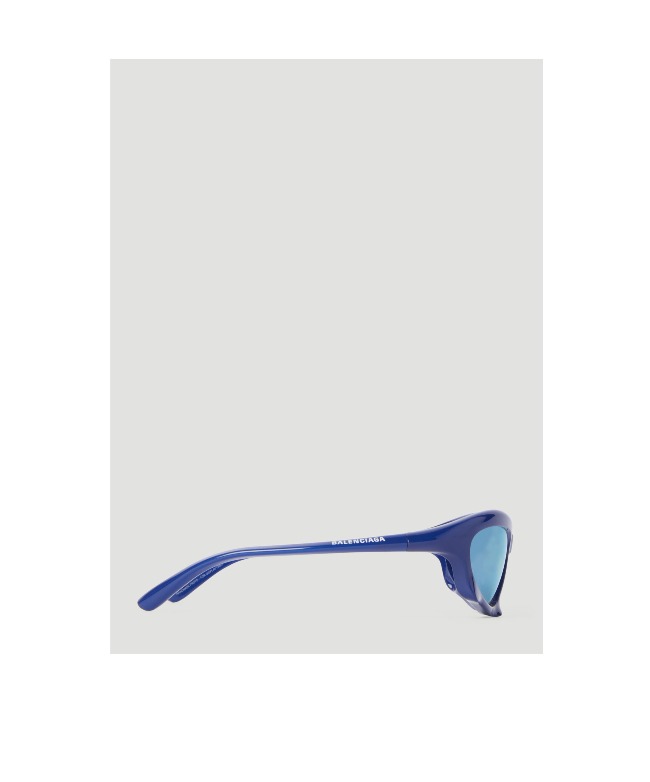 Balenciaga Eyewear Bat Rectangular Frame Sunglasses In Blue
