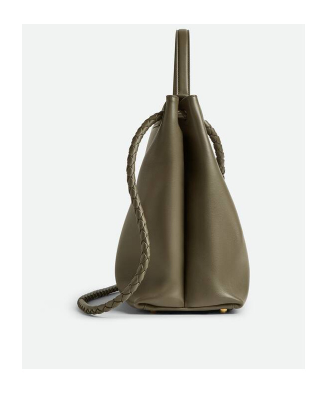 Bottega Veneta Large Ciao Ciao Intrecciato Leather Top Handle Bag In Green