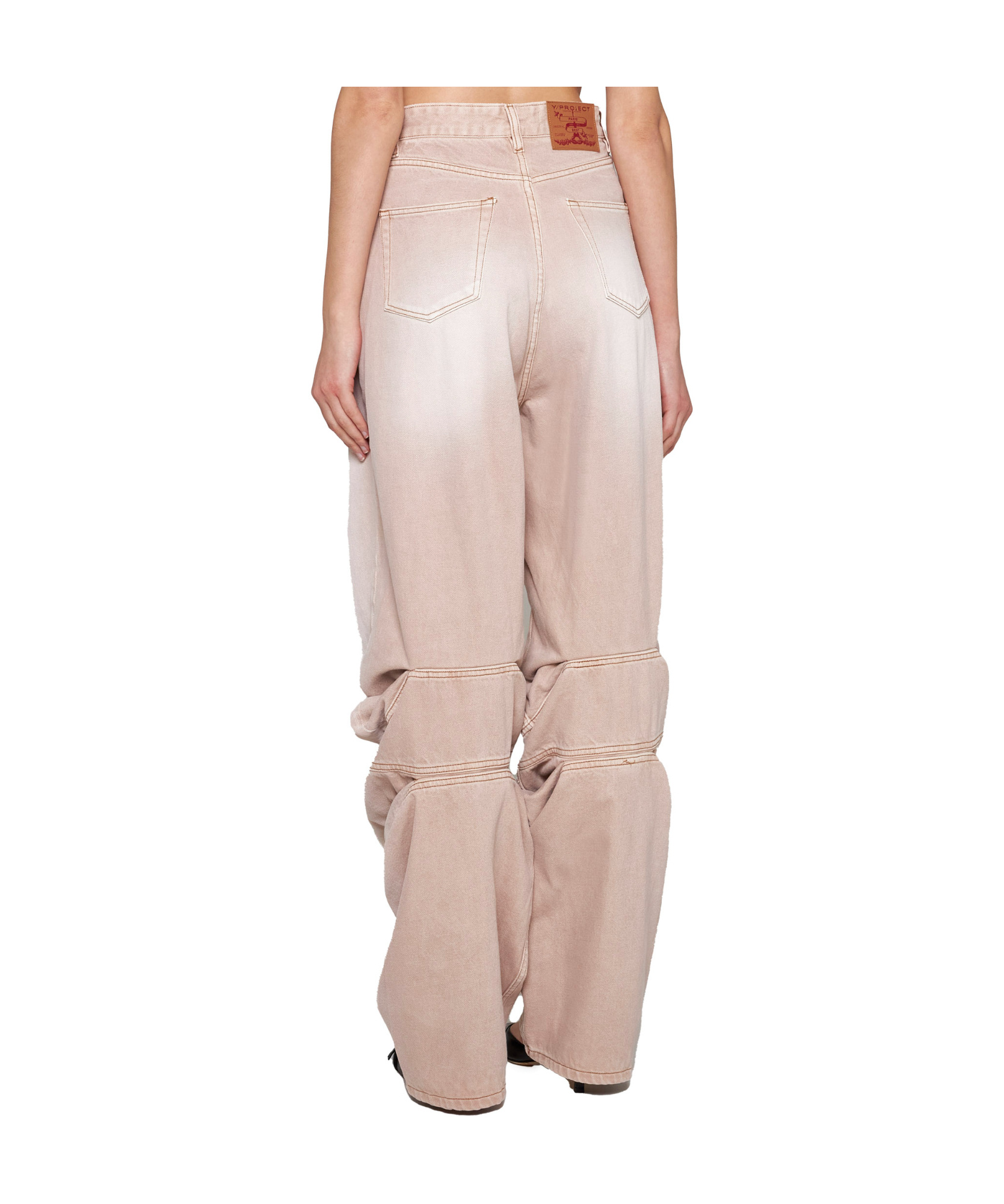 Y/project Jeans In Pink