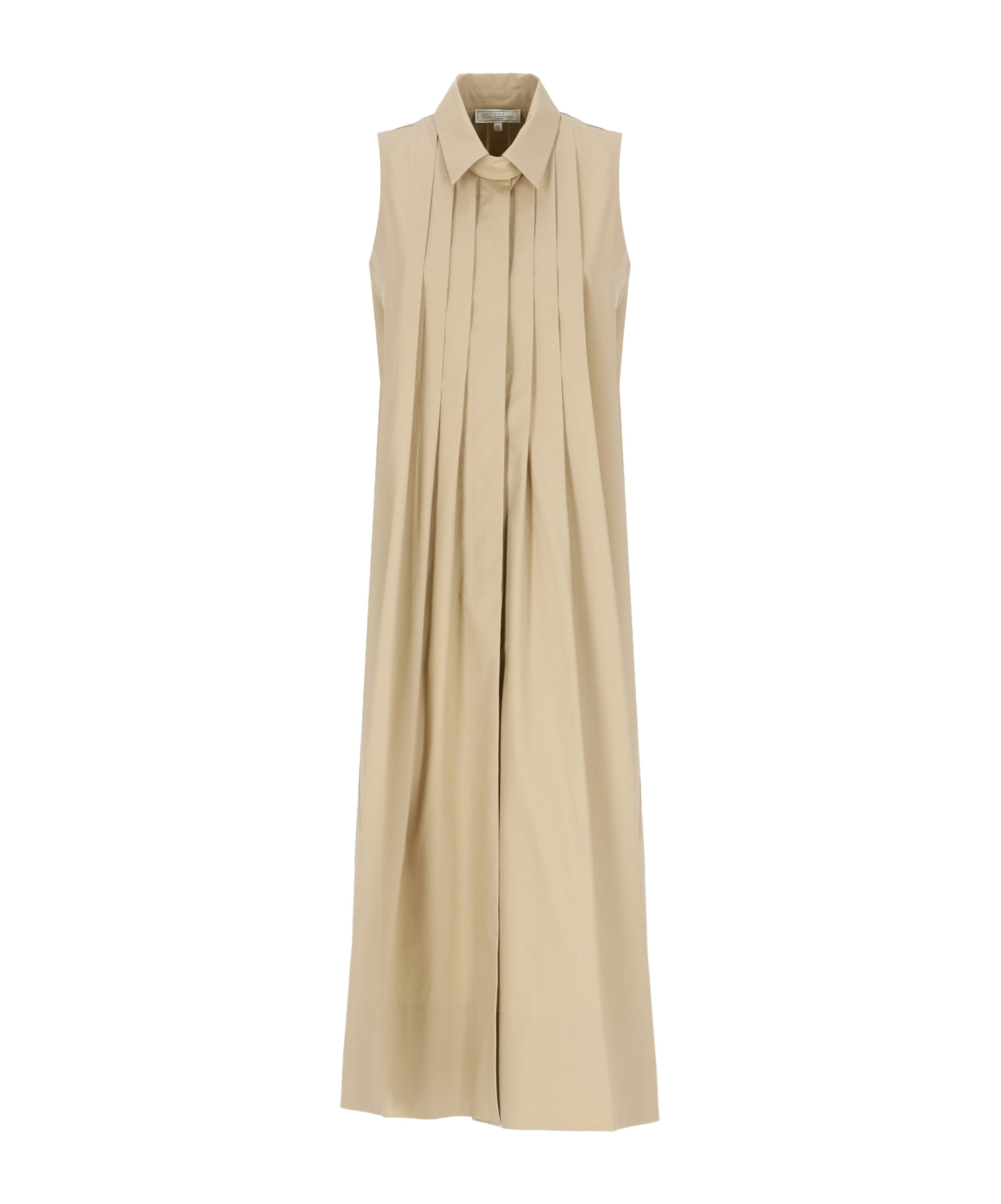 Antonelli Beige Cotton Dress