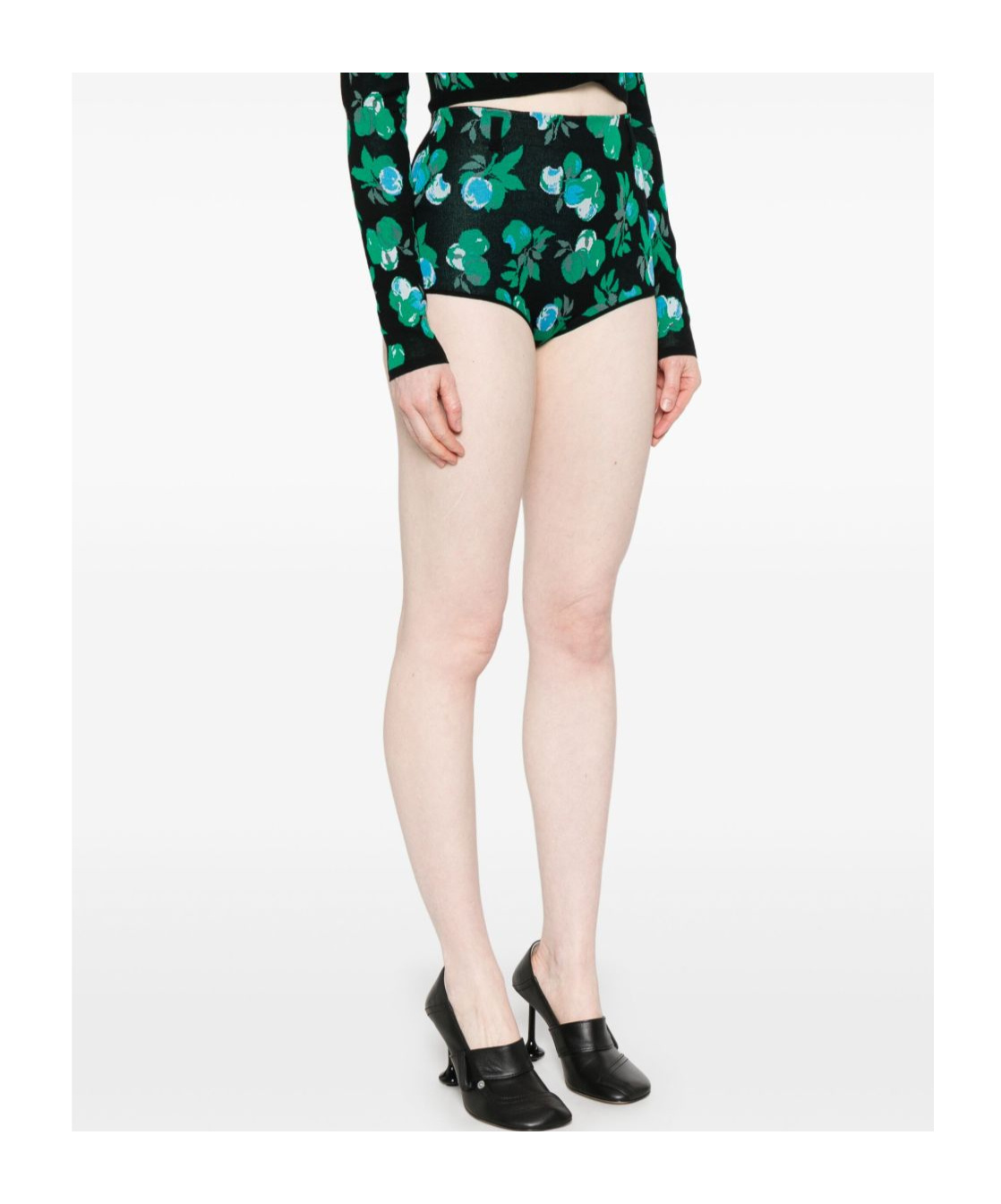 Coperni Floral-jacquard Shorts