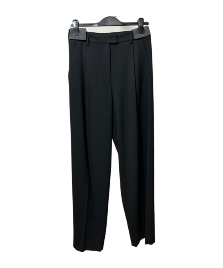 Rundholz Black Label Belt-loop Casual Pants In Black