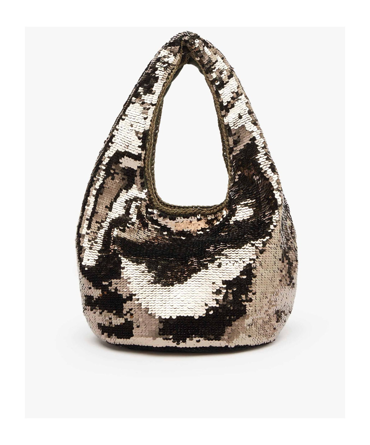 Jw Anderson Sequin Embellished Shoulder Bags With Two Handles In Black