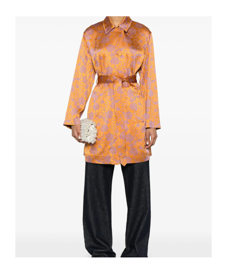 Dries Van Noten Ramblas Bis Coat In Multi