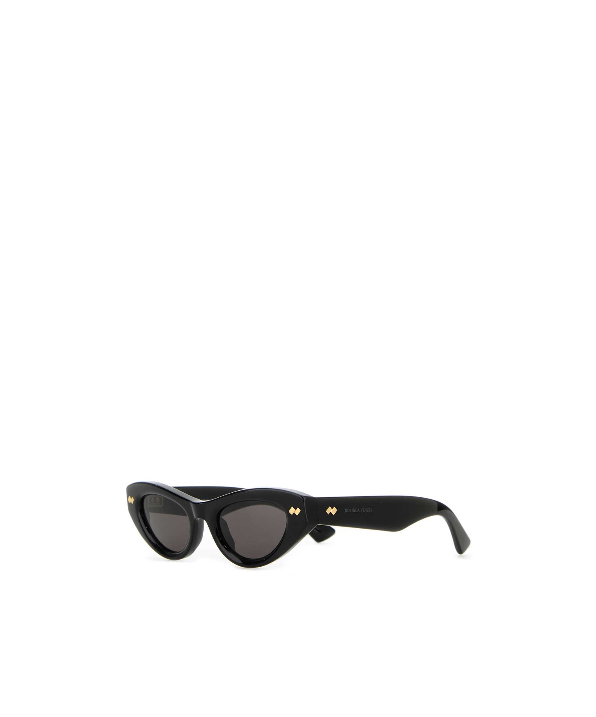 Bottega Veneta Eyewear Cat Eye Frame Sunglasses In Black