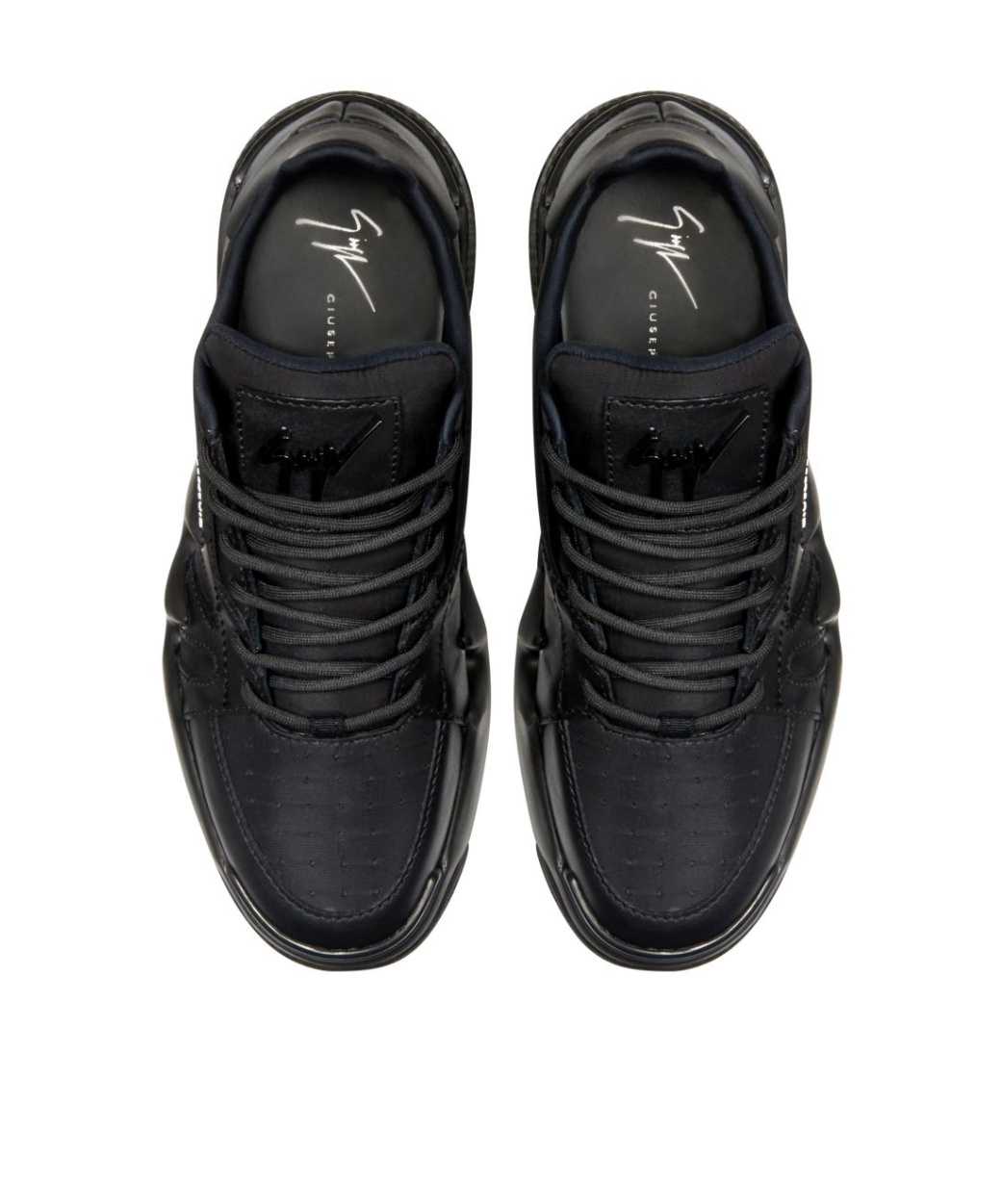 Giuseppe Zanotti Shoulder Strap Low-cut Sneakers In Black