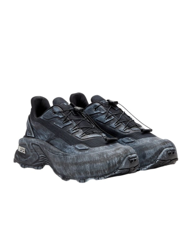 Diesel D-cage Runner Sneakers In Black
