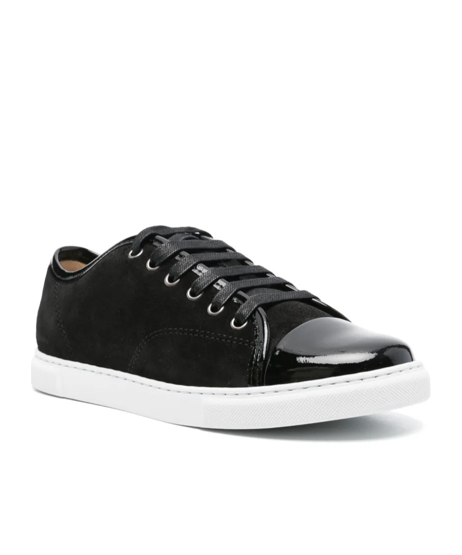 Lanvin Lace-up Sneakers In Black