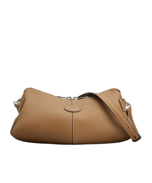 Shop Tod's Di Shoulder Bag In Brown
