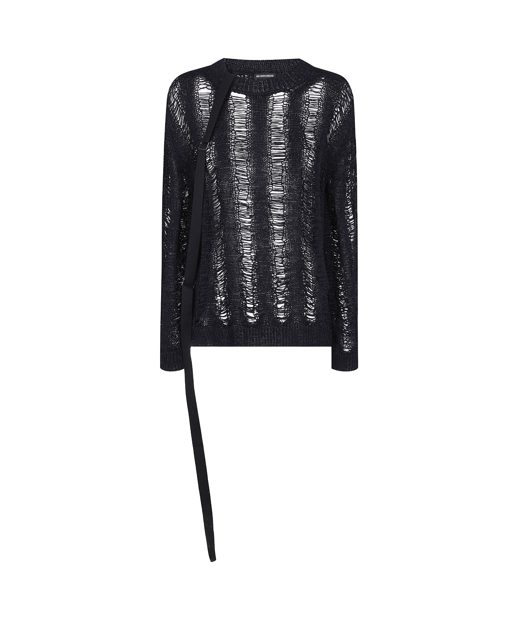 Ann Demeulemeester Long-sleeved Blouse In Black