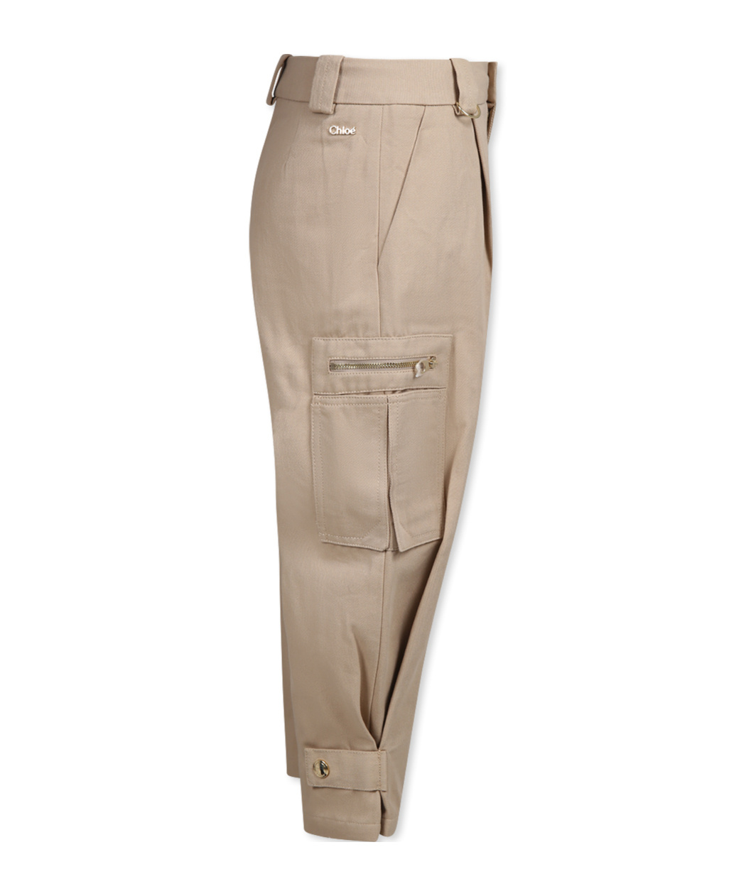 Chloé Multi-pocket Casual Pants In Nude