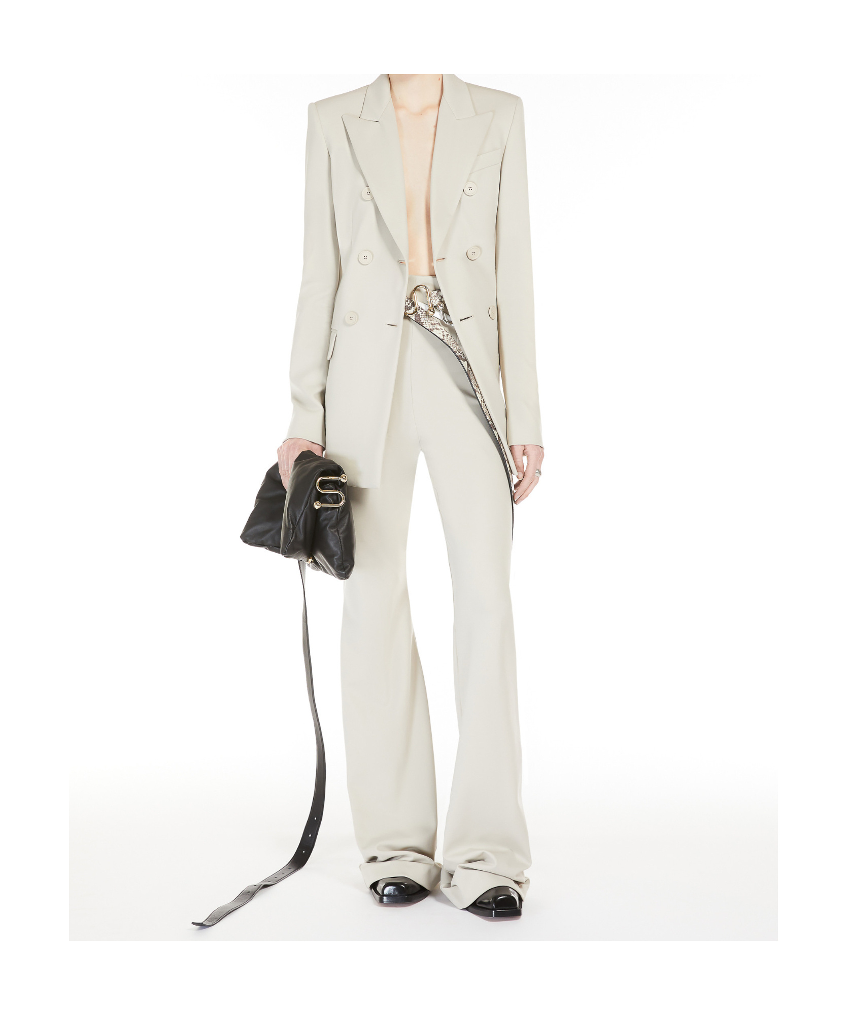 SPORTMAX SCUBA JERSEY BLAZER