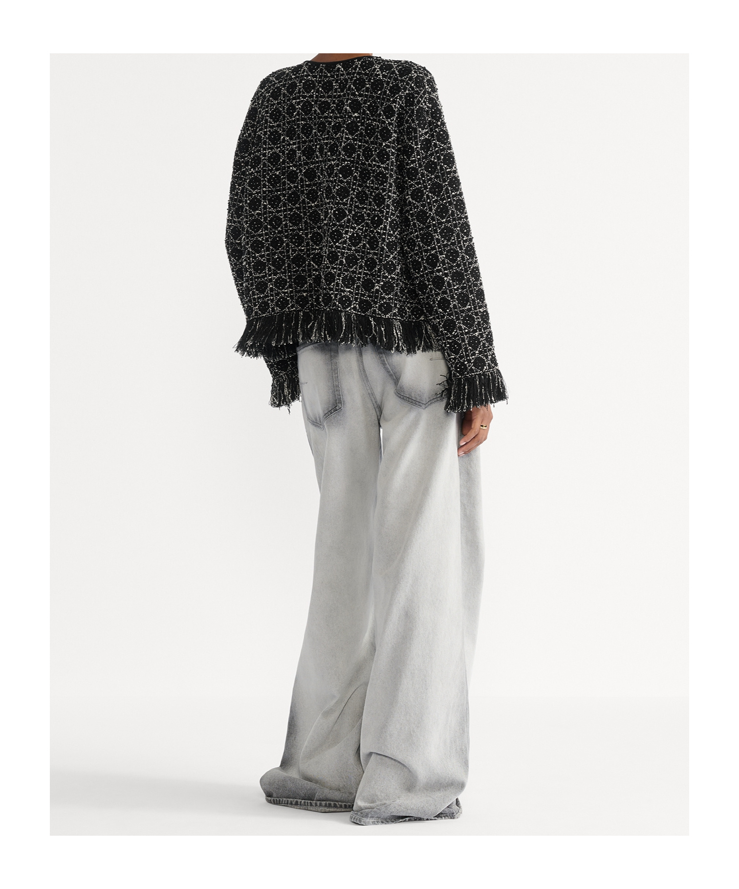 Dior Flared Jeans In Gray