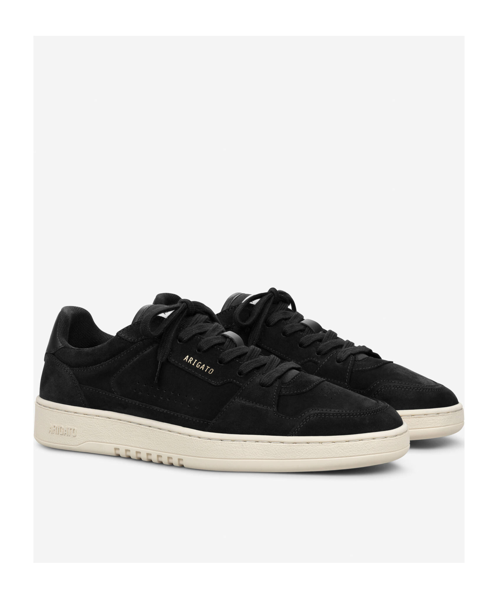 Axel Arigato Dice Lo Panelled Suede Sneakers In Black