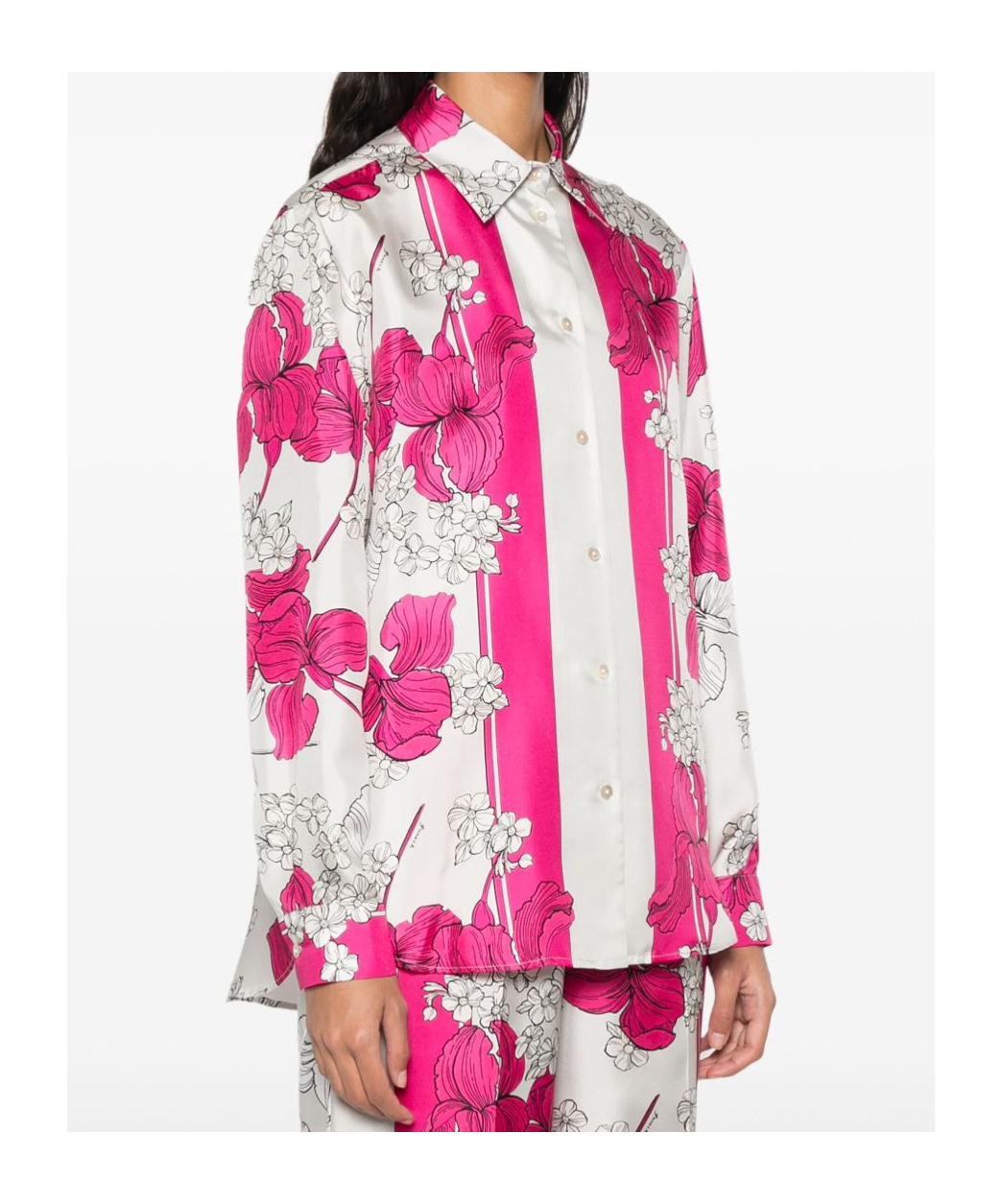 Shop P.a.r.o.s.h Long-sleeved Shirt In White