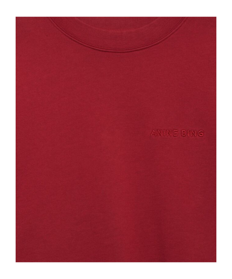 Shop Anine Bing Miles Sweatshirt In Red