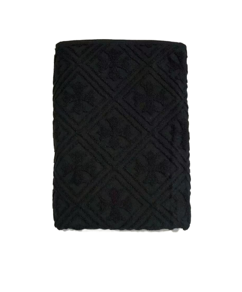 Chrome Hearts Cross Bath Towel In Black