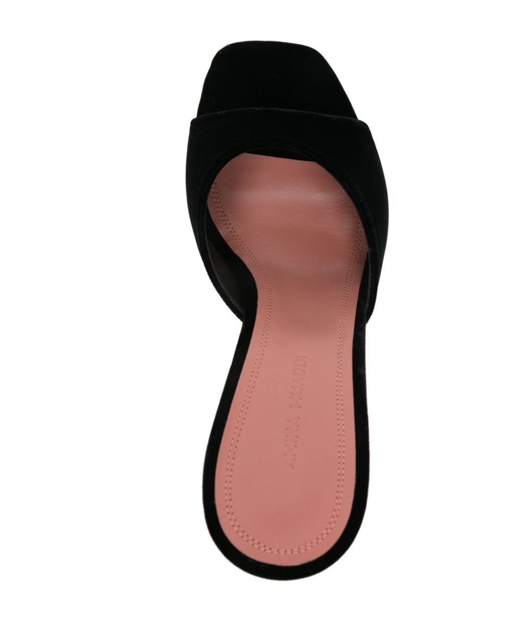 Shop Amina Muaddi Open-toed High-heeled Sandals In Black