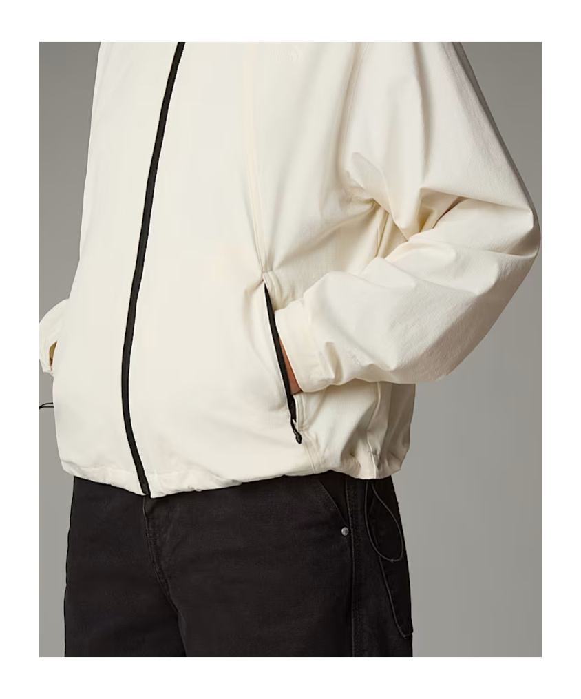 Shop The North Face North Dome Wind Jacket In White