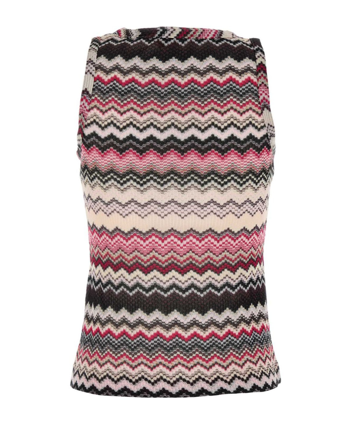 Shop Missoni Zigzag-pattern Tank Top In Multicolor