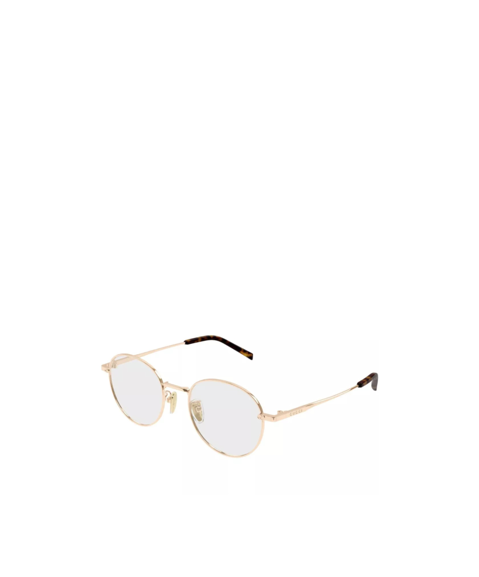 Gucci Geometric Frame Plain Mirror In Gold