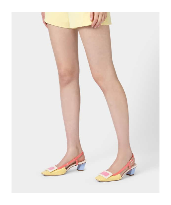 Roger Vivier Belle Vivier High-heeled Sandals In Nude