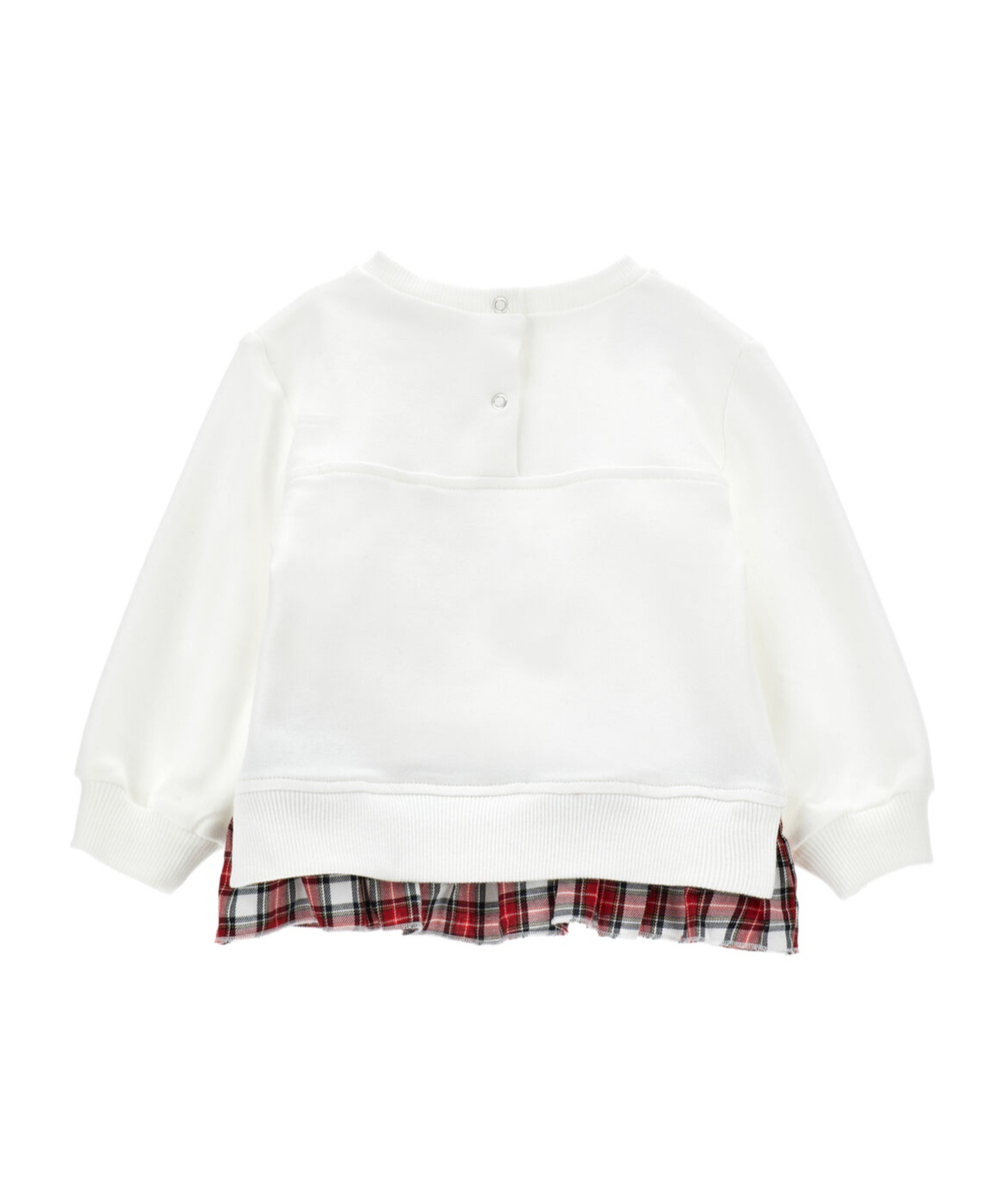 Monnalisa Teddy Bear-print Jersey Sweatshirt In White