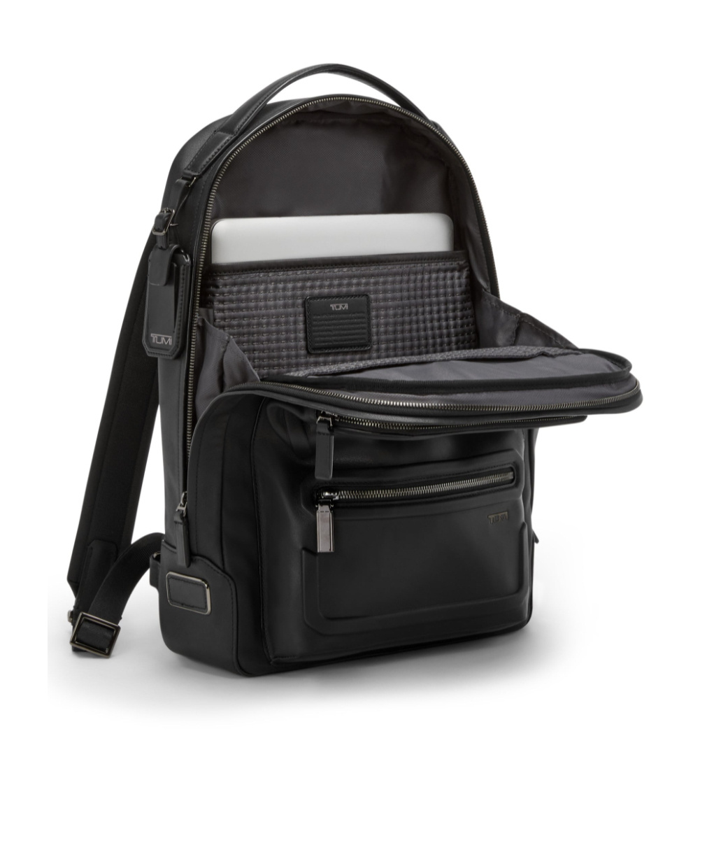 Tumi Bradner Zip-compartment Backpack In Black