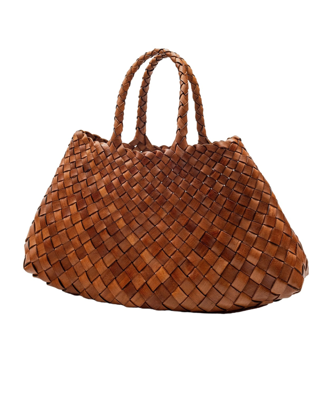 Dragon Diffusion Santa Croce Small Leather Bag In Brown
