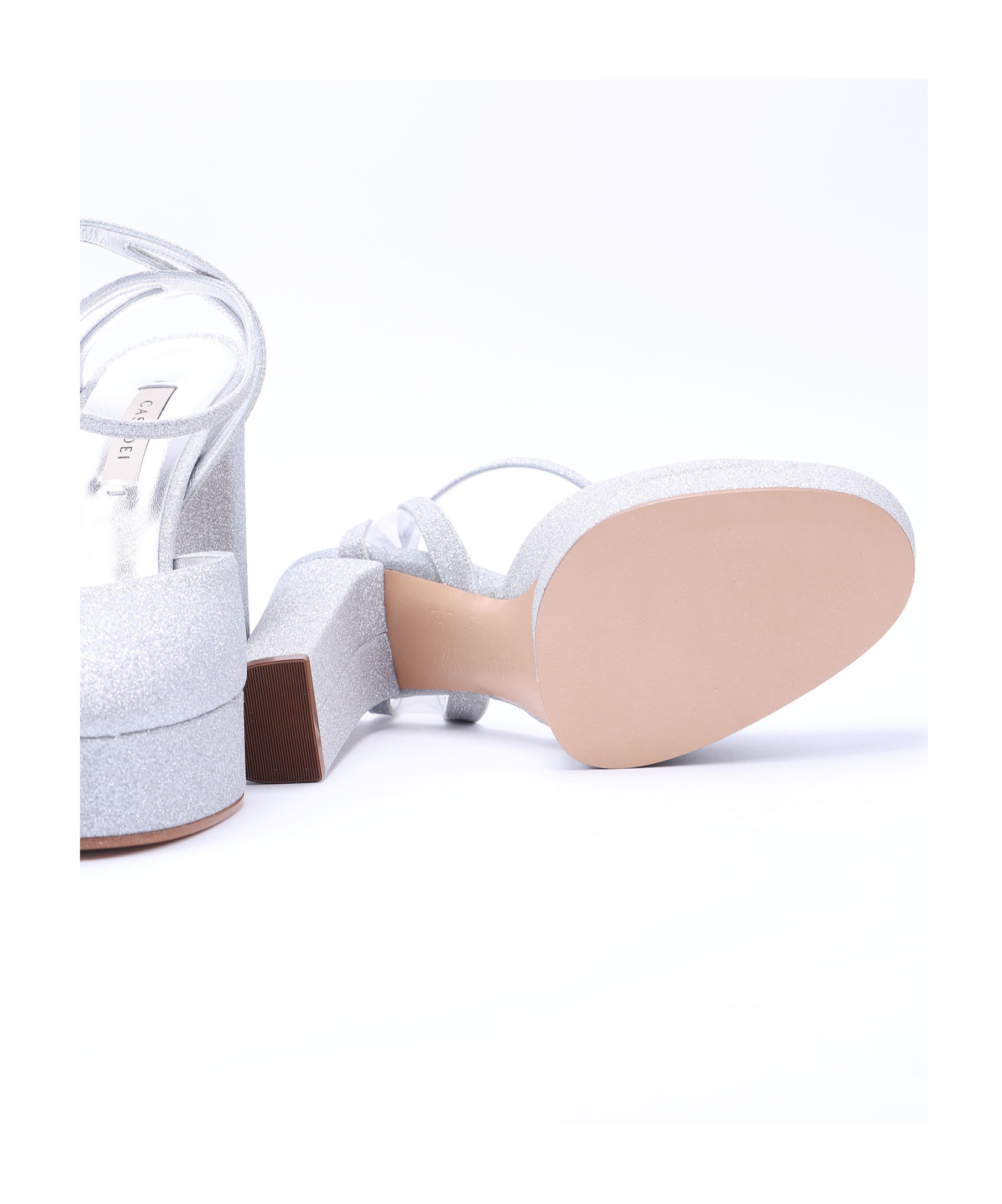 Casadei Betty Citylight 1310mm Platform Pumps In White