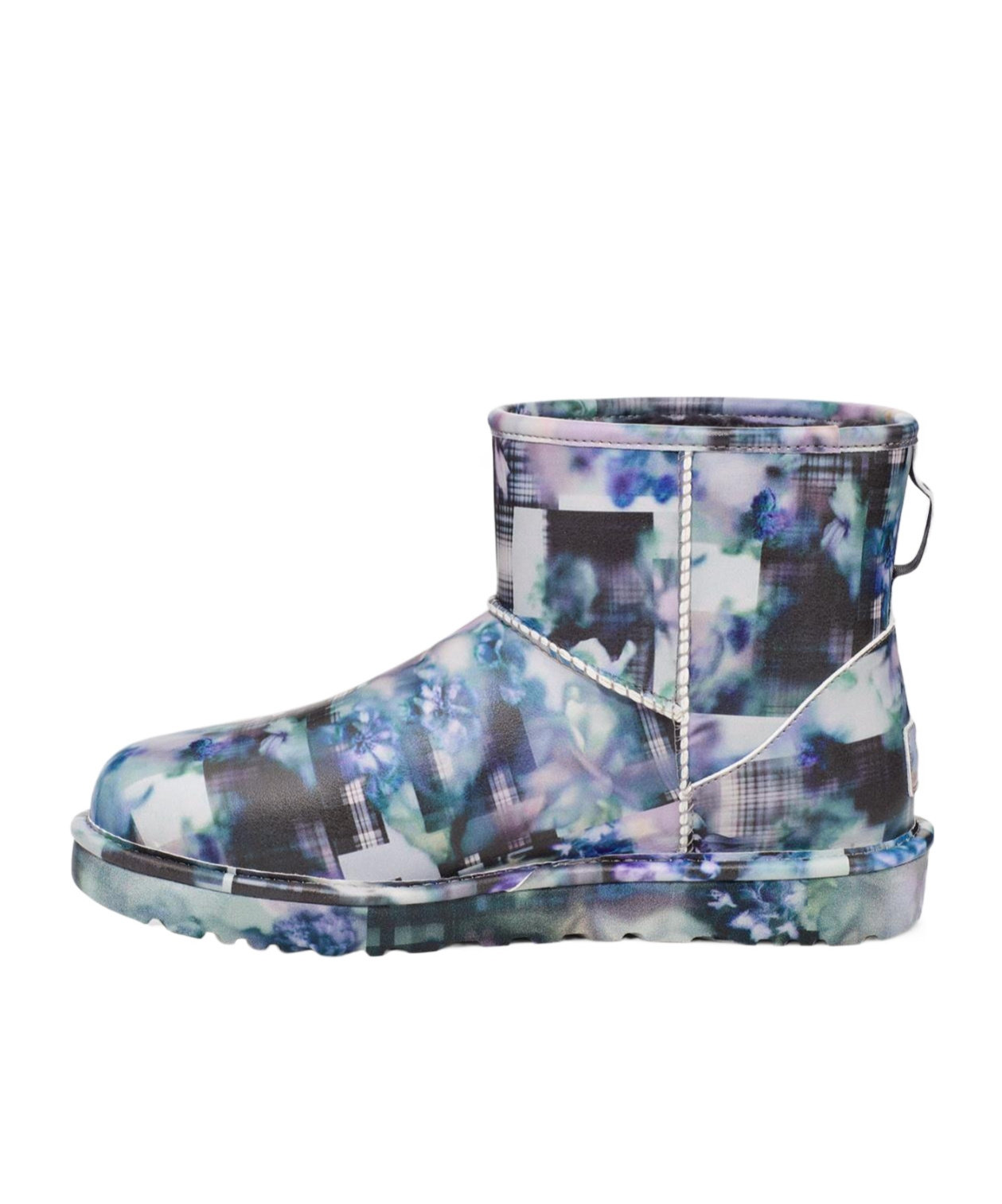 Ugg Classic Mini Patterned Boots In Gray