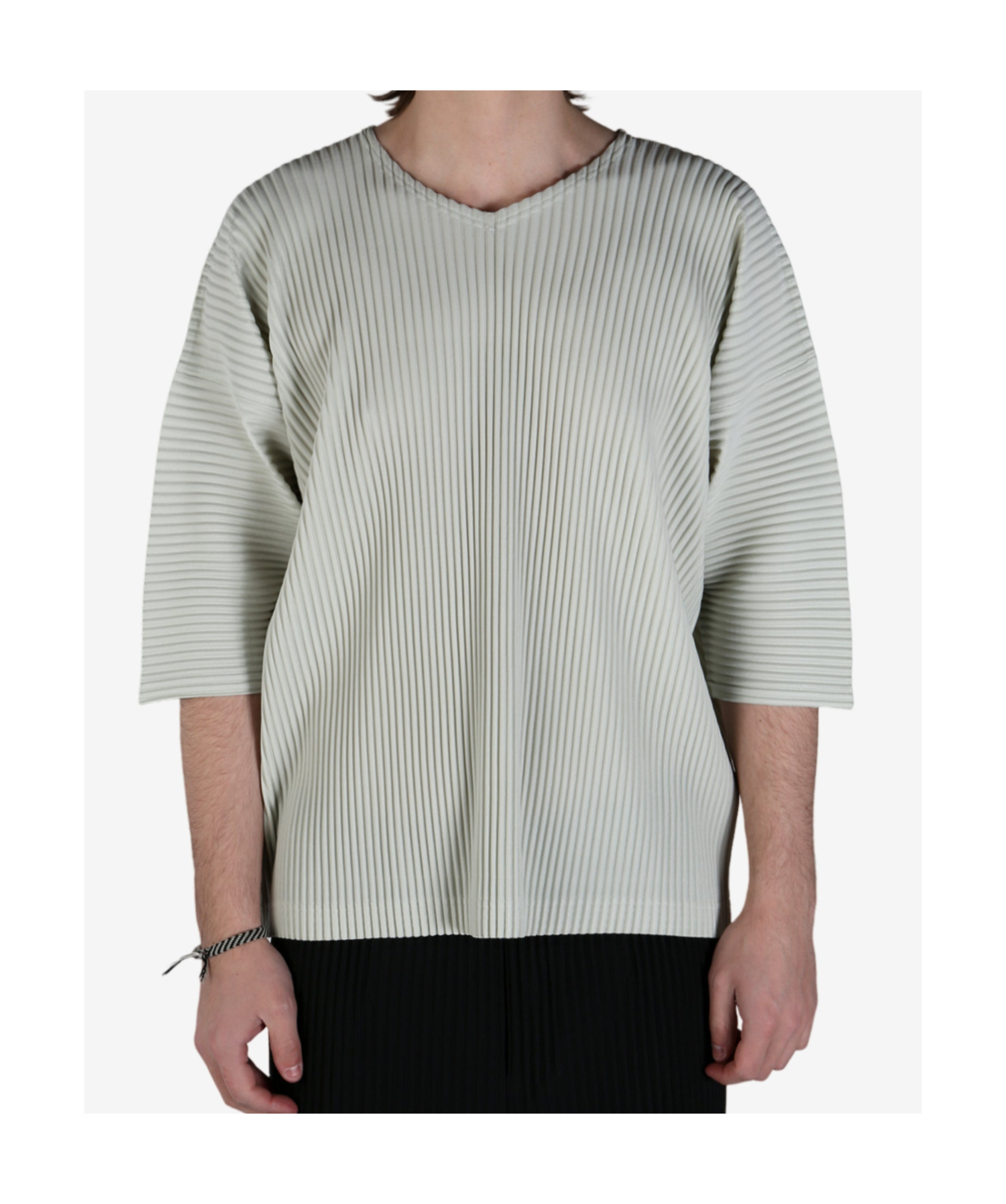 Issey Miyake Short-sleeved T-shirt In White