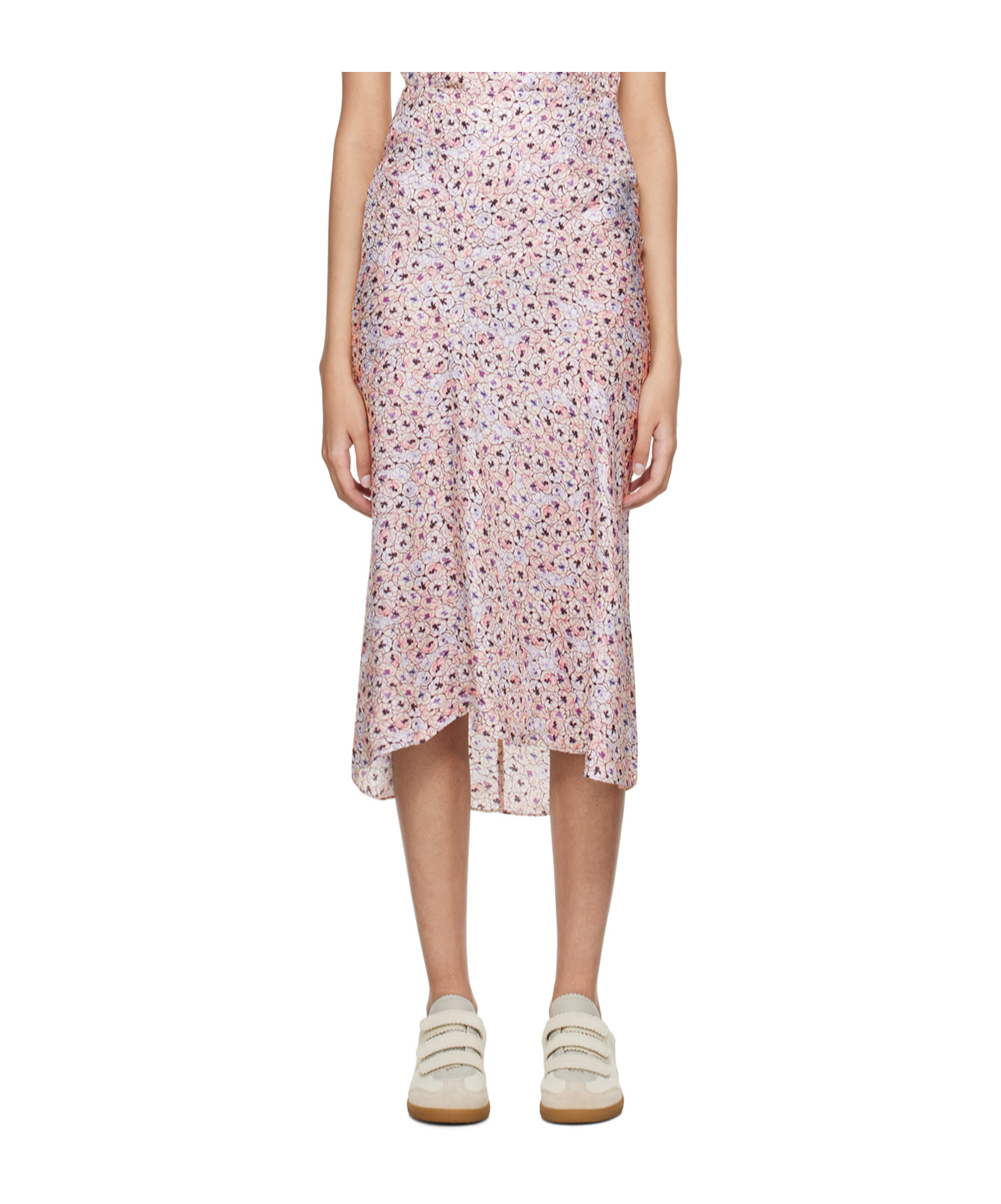 Isabel Marant Pattern Printed Skirt In Nude