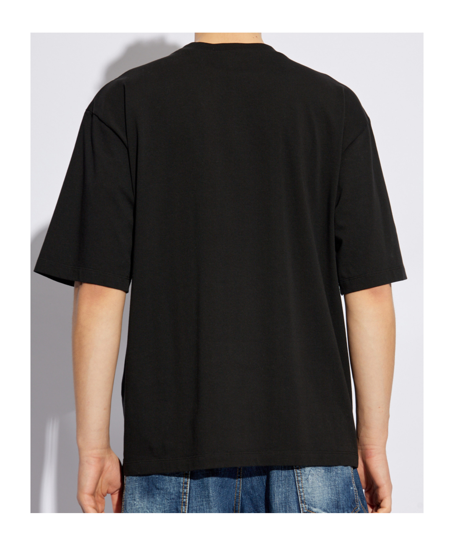Dsquared2 Physical Education Crew Neck Graphic T-shirt In Black
