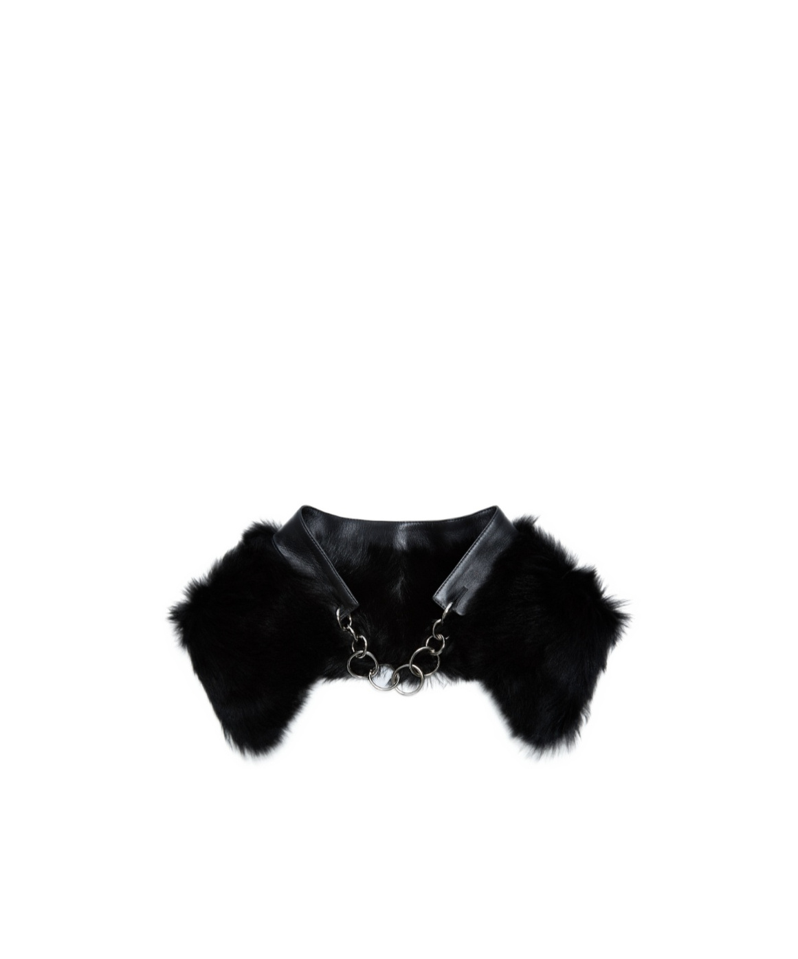 Jil Sander Shearling Collar In Black