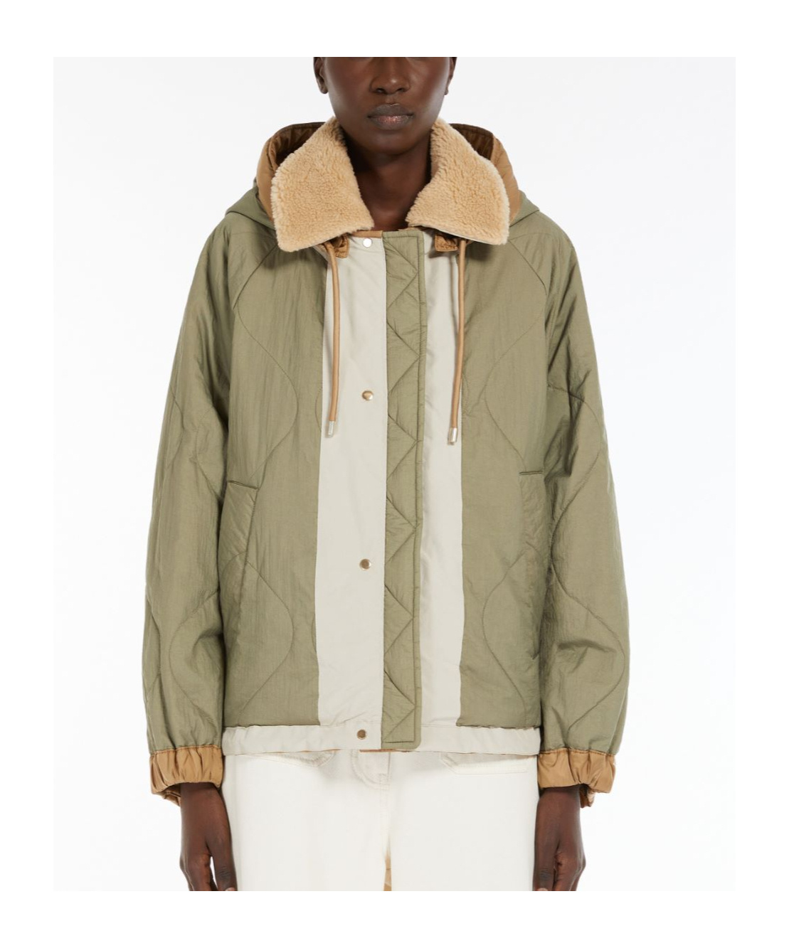 Weekend Max Mara Arles Jacket In Nude