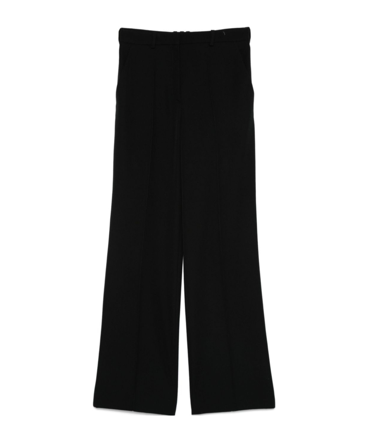 Balmain Tailored Grain De Poudre Trousers In Black